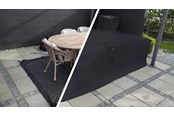 Gartengeräte - Home>it Garden Überzug für Gartenmöbel, L235xB180xH95 cm, schwarz - 87136