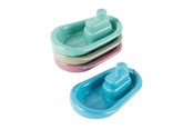 Spielzeug - Dantoy Blue Marine Toys Boat Set – 4 pcs - 4960