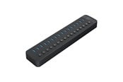 USB-Hubs - ORICO CT2U3-16AB 16x USB-A 3.0 Hub with Switches - Black USB-Hubs - USB 3.0 - 16 - Schwarz - CT2U3-16AB-EU-BK-BP