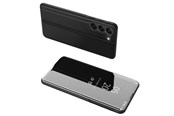 Handys - Cover & Cases - Hurtel Clear View Case Cover for Samsung Galaxy S23+ Flip Cover Black - 5907769350917