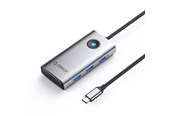 Dockingstationen - ORICO PW11-6P USB-C Hub Docking Station 3x USB-A 3.0 + 1x USB-C 2.0 + 1x HDMI - Gray - PW11-6P-GY-EP