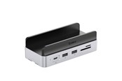 Dockingstationen - ORICO MiniDock 10-in-1 Docking Station with SSD Hard Drive Bay - Silver - VS10-SV-EP