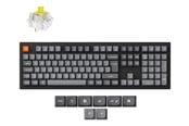 Tastaturen - Keychron K10 MAX QMK/VIA Wireless Tri-Mode - Super Banana - Gaming Tastaturen - Nordisch - Schwarz - K10M-H4-BO