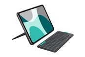 Tastaturen - Logitech Flip Folio - keyboard and folio case full size - QWERTZ - German - graphite Input Device - Tastatur & Folio-Set - Deutsch - Grau - 920-013397