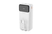 Powerbank (Akku) - Dudao K15Max 30000mAh PD 22.5W Powerbank with USB-C and Lightning Cables - White Powerbank (Akku) - Weiß - 30000 mAh - 6977196682485