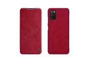 Handys - Cover & Cases - Nillkin Qin Leather Holster Case for Samsung Galaxy A03s Red - 6902048222229