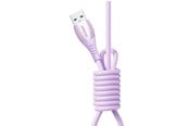 USB Kabel - Joyroom S-A59 Vibrant Series 3A USB-A - USB-C Cable 1.2m - Purple - S-A59 A-C 3A 1.2m purple