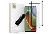 Handys - Schutzfolie - Tech-Protect Glass Fit+ 2-Pack Tempered Glass for Motorola Moto G15 / G15 Power / G05 / E15 - Black - 5906302361236