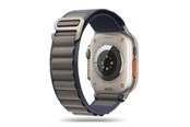 Smartwatch - Accessories - Tech-Protect  Nylon Pro Strap for Apple Watch 4 / 5 / 6 / 7 / 8 / 9 / SE / Ultra 1 / 2 (42 / 44 / 45 / 49 mm) - Blue and Gray - 5906302302314