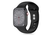 Smartwatch - Accessories - Tech-Protect Silicone Strap for Apple Watch 4 / 5 / 6 / 7 / 8 / 9 / SE / Ultra 1 / 2 (42 / 44 / 45 / 49 mm) - Black - 5906302303984