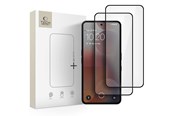 Handys - Schutzfolie - Tech-Protect Glass Fit+ 2-pack Tempered Glass for Nothing Phone 3A / 3A Pro - Black - 5906302362943