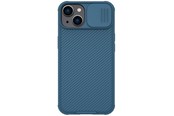 Handys - Cover & Cases - Nillkin CamShield Pro Case Case iPhone 14 Plus Armored Cover Camera Cover Blue - 6902048248366