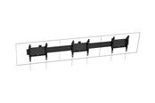 Wandhalterungen, AV-Halterungen & AV-Möbel - Vision mounting kit - for 3 flat panels - landscape - powder coated matte black - Max 120 kg - recommended for 43" - VFM-MNU/L3X43