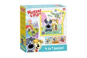 Puzzle - Bambolino Toys Woezel & Pip 4-1 Puzzle Boden - 671690