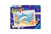 Kreativ-Spiele - Ravensburger CreArt Paint by Numbers - Jumping Dolphin - 120232520