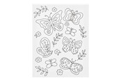 Kreativ-Spiele - Creativ Company Painting canvas with print butterflies - 24x30cm - 257234