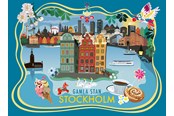 Puzzle - Ravensburger Old Town Stockholm (500) - 12002021