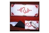 Maus - Lexip - Initiate Bundle - mouse - USB-A - black gold red white - with Ubisoft mouse pad and Assassin's Creed Shadows - Maus (Gold) - UBXLXBOX001