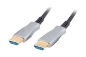 Display Kabel - Lanberg HDMI cable with Ethernet - 10 m - CA-HDMI-20FB-0100-BK
