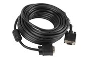 Display Kabel - Lanberg - VGA cable - HD-15 (VGA) to HD-15 (VGA) - 10 m - CA-VGAC-10CC-0100-B