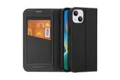 Handys - Cover & Cases - Dux Ducis Skin X2 Case for iPhone 14 Plus Magnetic Flip Cover Black - 6934913034507