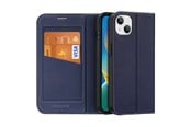 Handys - Cover & Cases - Dux Ducis Skin X2 Case for iPhone 14 Plus Magnetic Flip Cover Blue - 6934913034514
