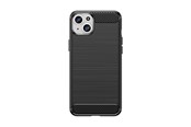 Handys - Cover & Cases - Hurtel Flexible Carbon Pattern Case for iPhone 15 Plus Carbon Case - Black - 5907769356469