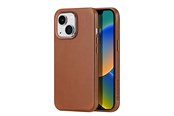 Handys - Cover & Cases - Dux Ducis Naples iPhone 14 Plus Magnetic Leather MagSafe Case Brown - 6934913034675