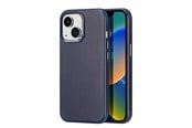 Handys - Cover & Cases - Dux Ducis Naples iPhone 14 Plus Magnetic Leather MagSafe Case Blue - 6934913034668