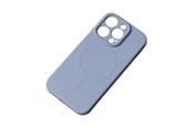 Handys - Cover & Cases - Hurtel MagSafe Compatible Silicone Case for iPhone 15 Plus Silicone Case - Gray - 5907769356872