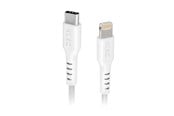 USB Kabel - SBS TECABLELIGTC1W USB-C - Lightning Cable MFi Certified 1m - White - TECABLELIGTC1W