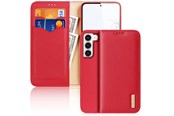 Handys - Cover & Cases - Dux Ducis Hivo Samsung Galaxy S23+ Flip Case Wallet Stand RFID Lock Red - 6934913031773