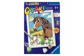 Kreativ-Spiele - Ravensburger CreArt Paint by Numbers - Horse and Kitty - 12023056 4