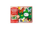 Puzzle - Melissa & Doug Wooden Chunky Puzzle Farm Holz - 3723/50203