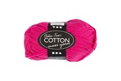 Kreativ-Spiele - Creativ Company Cotton yarn Size 8/8 L: 80-85 M Pink - 50gr. - 461230