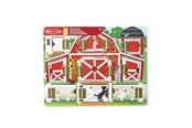 Holzspielzeug - Melissa & Doug Wooden Activity Board Magnetic Farm Hide & Seek - 6073535