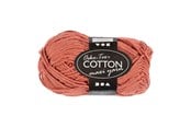 Kreativ-Spiele - Creativ Company Cotton yarn Size 8/8 L: 80-85 M Terracotta - 50gr. - 461130