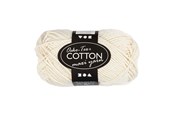 Kreativ-Spiele - Creativ Company Cotton yarn Size 8/8 L: 80-85 M Off-White - 50gr. - 461030