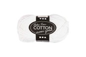 Kreativ-Spiele - Creativ Company Cotton yarn Size 8/8 L: 80-85 M White - 50gr. - 461020