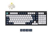 Tastaturen - Keychron Q5 MAX 96% Knob Wireless Tri-Mode QMK/VIA - Gateron Jupiter Banana - Tastaturen - Nordisch - Weiss - Q5M-M4-BO