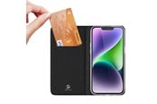 Handys - Cover & Cases - Dux Ducis iPhone 15 Plus Case Cover with Flip and Wallet Skin Pro - Black - 6934913025383