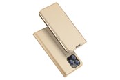Handys - Cover & Cases - Dux Ducis Skin Pro Holster Case Flip Cover iPhone 14 Pro Max Gold - 6934913035184