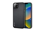 Handys - Cover & Cases - Dux Ducis Fino Case Cover Covered With Nylon Material iPhone 14 Plus Black - 6934913036822