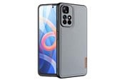Handys - Cover & Cases - Dux Ducis Fino Case Cover Covered With Nylon Material Poco M4 Pro 5G Blue - 6934913043868