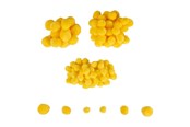 Kreativ-Spiele - Colorations - Mini Pompoms Yellow 100pcs. - CH3POMYE