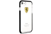Handys - Cover & Cases - Ferrari Shockproof Case for iPhone 7 / 8 / SE 2020 / SE 2022 - Transparent Black - 3700740388457