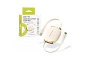 USB Kabel - Mobile Origin 100W Retractable Cable Box USB-C to USB-C CB7 Beige - MO-CB7-BG