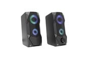 Lautsprecher - Computer - White Shark FLOW Loudspeaker - 2.0 PC-Lautsprecher - Schwarz - FLOW