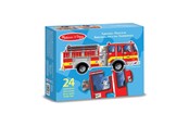 Puzzle - Melissa & Doug 24 Pcs Floor Puzzle Giant Fire Engine Boden - 6073517
