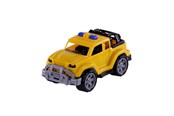 Spielzeugauto - Cavallino Toys Trendy Jeep Geel Horse 22cm - 4152WD01